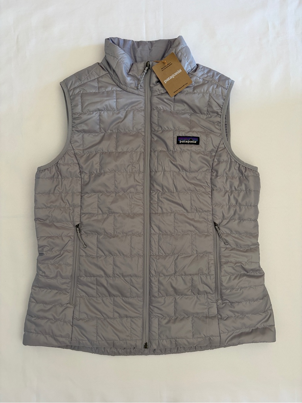 Patagonia Nano Puff Vest Women's Size L Permafrost Purple
